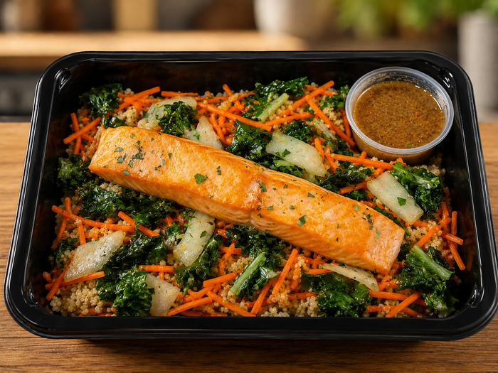Quinoa Salmon Bowl