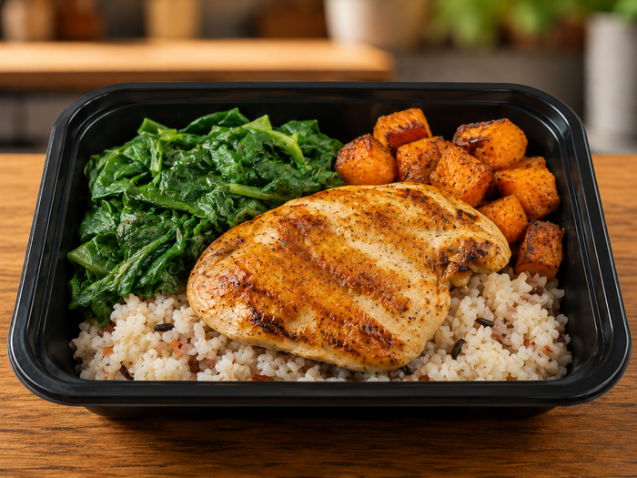 Maple Glazed Chicken with Wild Rice